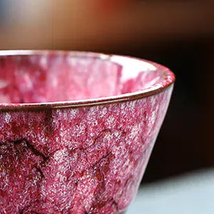 inferno rouge jap pottery cup