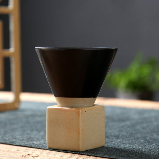 noir kyoto jap pottery cup