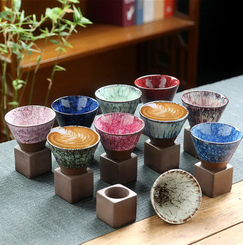 lapis jap pottery cup