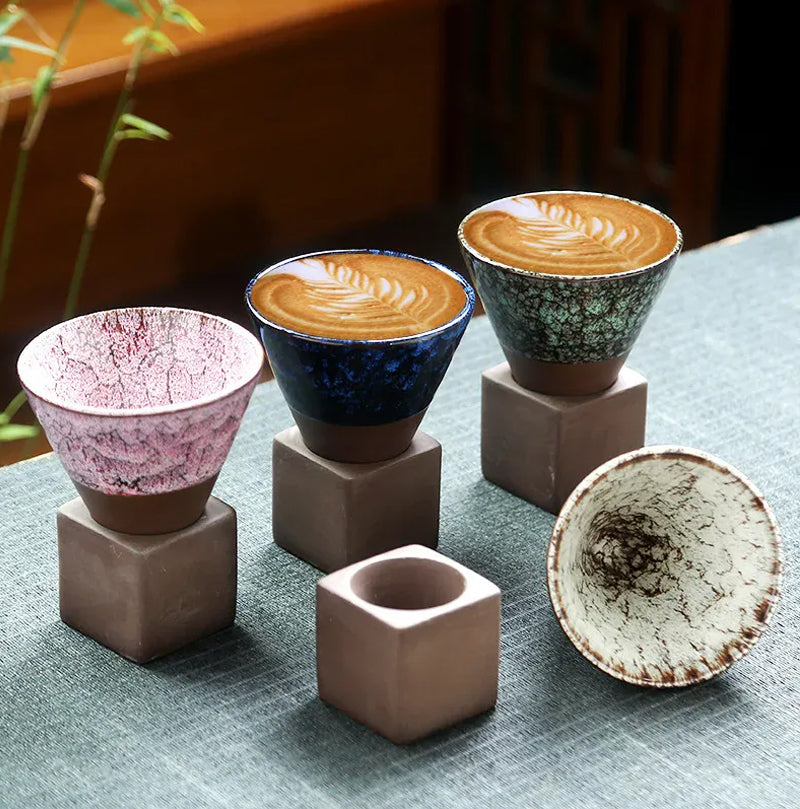 lapis jap pottery cup