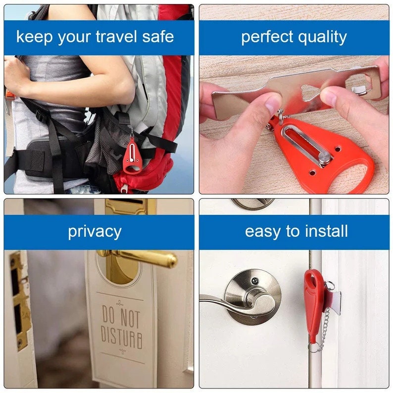 Metal Portable Safety Door Lock