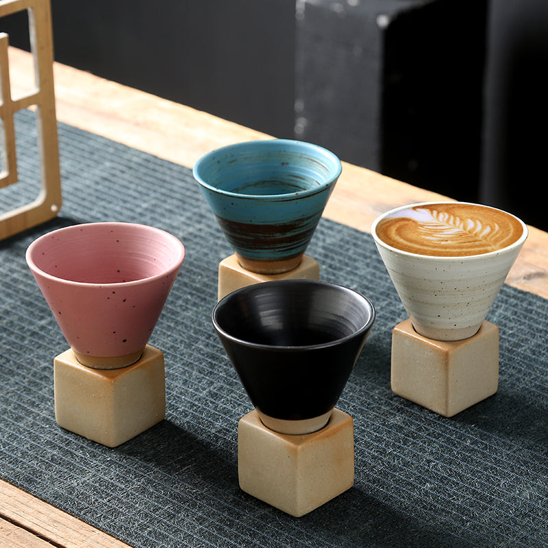 noir kyoto jap pottery cup