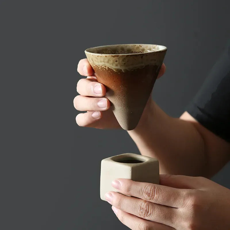 cerulean jap pottery cup